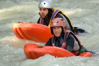 Hydrospeed as a couple